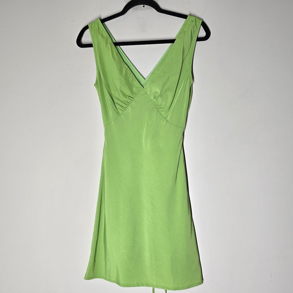 Peppermayo Lime Green Mini Dress
